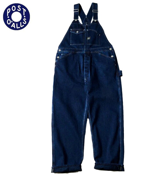 楽天市場】【正規取扱店】POST OVERALLS(ポストオーバーオールズ