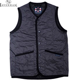 LAVENHAM（ラベンハム）/#LV7045 MEN'S UNWADDED THORNHAM （ソーンハム）QUILTING GILLET/G96 SUFFOLK NAVY