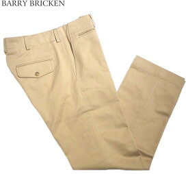 BARRY BRICKEN（バリーブリッケン） /MILITARY CHINO PANTS（ミリタリー・チノパンツ）w/button flap/khaki