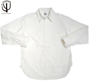 �y���K�戵�X�zCORONA(�R���i�j/#CS001-25-04 NAVY 1POCKET SHEETING CLOTH SHIRTS/white