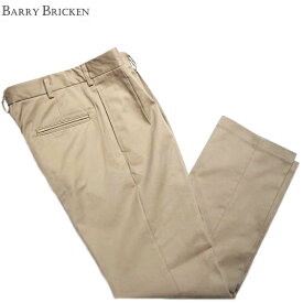 【正規取扱店】BARRY BRICKEN SPORTS（バリーブリッケンスポーツ） /CRAMERTON TWILL 2PLEATED CHINO PANTS（2プリーツ・チノパンツ）/khaki