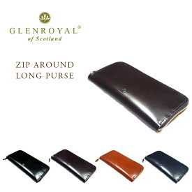 GLENROYAL（グレンロイヤル）/BRIDLE LEATHER ZIP AROUND LONG PURSE（ジップアラウンド・ロングパース）