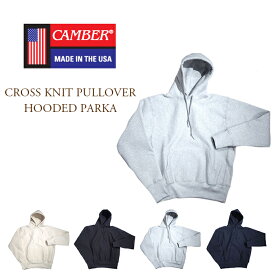 【只今30％OFF！】CAMBER（キャンバー）/CROSS KNIT PULLOVER HOODED PARKA（クロスニット・フーデッドパーカ）　 Made in U.S.A.