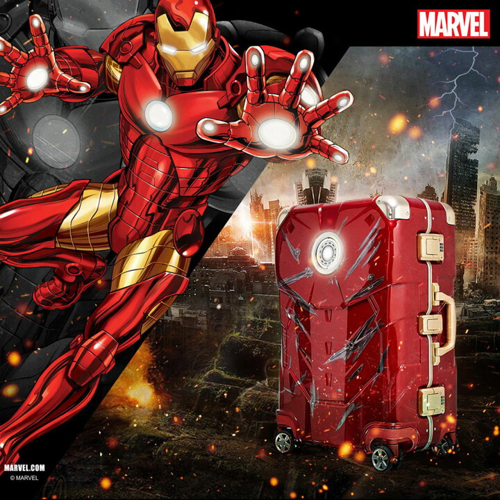 楽天市場 アイアンマン Marvel スーツケース バッグ バック 旅行用かばん キャリー キャリーバック スーツケース S サイズ 3日4日5日 アベンジャーズ エンドゲーム Avengers Endgame 103 D2607 スーツケースの旅のワールド