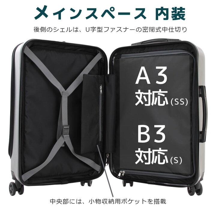 楽天市場】スーツケース キャリーケース キャリーバッグ レジェンド 