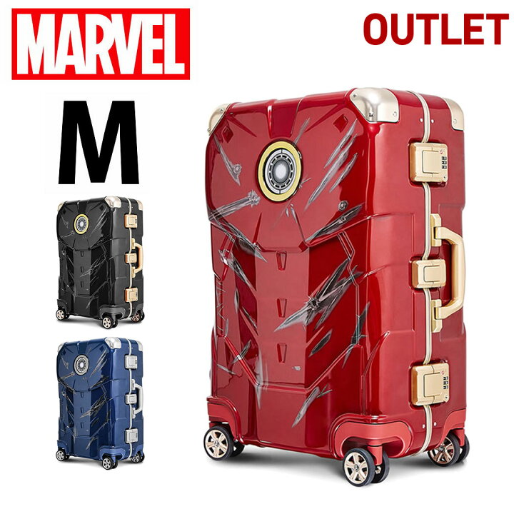 楽天市場 アウトレット アイアンマン Marvel スーツケース バッグ 旅行用かばん キャリー キャリーバック スーツケース M サイズ 5日6日7日 B 103 D2607 24 スーツケースの旅のワールド