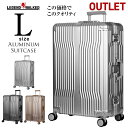 アウトレット セール 高強度 アルミニウム スーツケース フレームタイプ 大型 キャリーケース キャリーバッグ L size 軽量アルミ素材 ダイヤル式 TSAロック 静音 ダブルキャスター ビジネス バッグ レジェンドウォーカー 7泊～ 1週間以上 7日【1512-69】