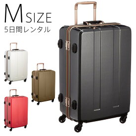 【レンタル】 スーツケース Mサイズ 旅行用品 5日間プラン（LEGEND WALKER：レジェンドウォーカー）M サイズ 64cm フレーム（R-6703-64）【fy16REN07】
