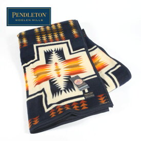 ペンドルトン ブランケット［PENDLETON］/ハーディング ブランケット ネイビー_ZD421-53949/NAVY