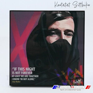 2���ő������� �|�b�v�A�[�g�p�l�� �A���� �E�H�[�J�[ ALAN WALKER Keetatat Sitthiket �L�[�^�^�b�g �V�e�B�P�b�g �C���e���A�G��