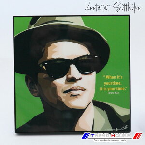 2���ő������� �|�b�v�A�[�g�p�l�� �u���[�m�}�[�Y BRUNO MARS Keetatat Sitthiket �L�[�^�^�b�g �V�e�B�P�b�g �C���e���A�G��