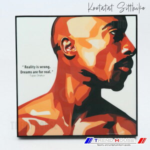 2���ő������� �|�b�v�A�[�g�p�l�� 2�p�b�N TUPAC Keetatat Sitthiket �L�[�^�^�b�g �V�e�B�P�b�g �C���e���A�G��