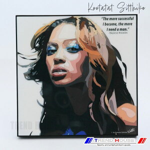 2���ő������� �|�b�v�A�[�g�p�l�� �r�����Z BEYONCE KNOWLES Keetatat Sitthiket �L�[�^�^�b�g �V�e�B�P�b�g �C���e���A�G��