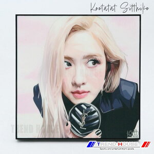 2���ő������� �|�b�v�A�[�g�p�l�� �u���b�N�s���N ���[�Y2 BLACKPINK ROSE2 Keetatat Sitthiket �L�[�^�^�b�g �V�e�B�P�b�g �C���e���A�G��