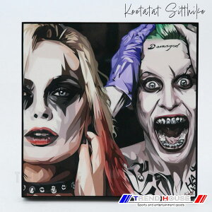 2���ő������� �|�b�v�A�[�g�p�l�� �N�C�� & �W���[�J�[ QUINN & JOKER Keetatat Sitthiket �L�[�^�^�b�g �V�e�B�P�b�g �C���e���A�G��