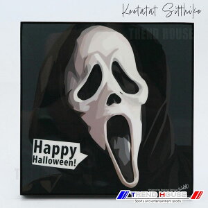 2���ő������� �|�b�v�A�[�g�p�l�� �X�N���[�� SCREAM Keetatat Sitthiket �L�[�^�^�b�g �V�e�B�P�b�g �C���e���A�G��