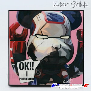 2���ő������� �|�b�v�A�[�g�p�l�� BB �A�C�A���}�� VER2 BB IRONMAN VER2 Keetatat Sitthiket �L�[�^�^�b�g �V�e�B�P�b�g �C���e���A�G��