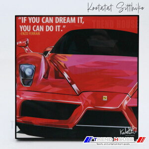 2���ő������� �|�b�v�A�[�g�p�l�� �t�F���[�� FERRARI Keetatat Sitthiket �L�[�^�^�b�g �V�e�B�P�b�g �C���e���A�G��