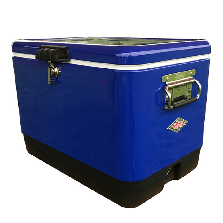 楽天市場】コールマン スチールベルトクーラー 54qt / ブルー_ 