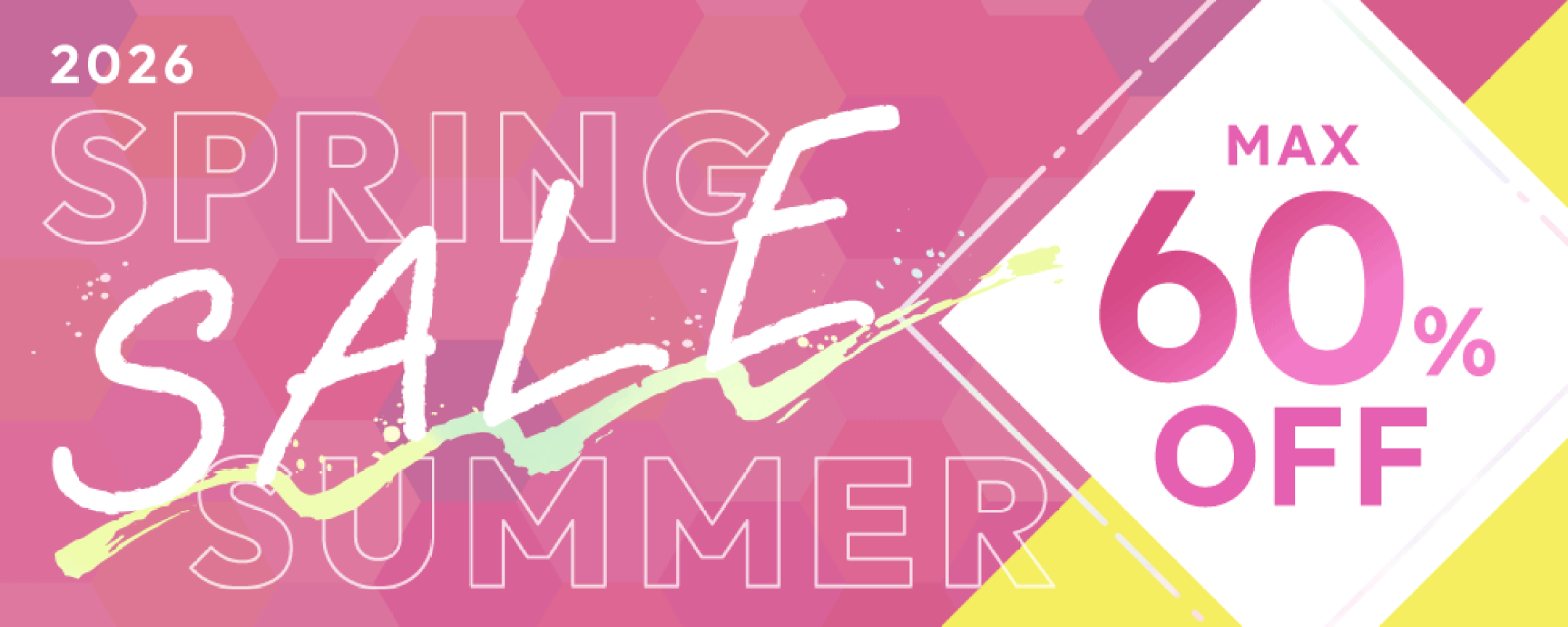 2026 SPRING/SUMMER SALE