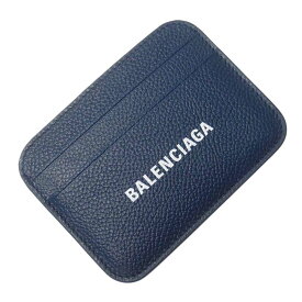 (バレンシアガ)BALENCIAGA レディースカードケース CASH CARD HOLDER / 593812 1IZI3 ネイビー