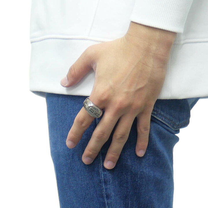 楽天市場】BALENCIAGA バレンシアガ リング 696222 TZ99I BB ICON RING  