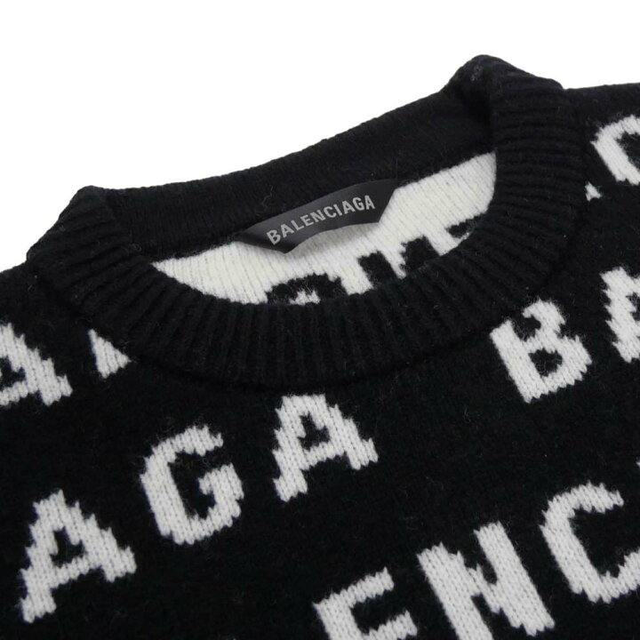 楽天市場】BALENCIAGA バレンシアガ クルーネック セーター ニット  