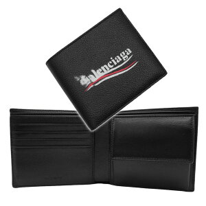 BALENCIAGA �o�����V�A�K ��܂���z 594315 2AA3B CASH SQ FOLD CO WAL �����Y �u���b�N