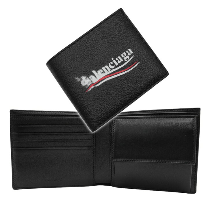 楽天市場】BALENCIAGA バレンシアガ 二つ折り財布 594315 2AA3B CASH  