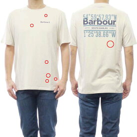 ★難有り特価！BARBOUR バブアー メンズクルーネックTシャツ MTS1129 ベージュ サイズM