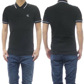 (カルバンクラインジーンズ)CALVIN KLEIN JEANS メンズ鹿の子ポロシャツ J315603 ブラック /定番人気商品