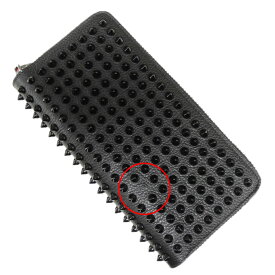 ★難有り特価！CHRISTIAN LOUBOUTIN クリスチャンルブタン メンズラウンドファスナー長財布（小銭入れ付き） 1165044 / M PANETT ONE ブラック