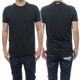 (ディースクエアード)DSQUARED2 メンズクルーネックTシャツ D9M204620 ブラック