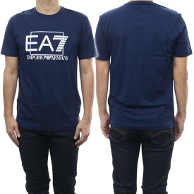 (エンポリオアルマーニ)EMPORIO ARMANI EA7 メンズクルーネックTシャツ 3PRT81 PJM9Z ネイビー