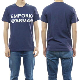 (エンポリオアルマーニスイムウェア)EMPORIO ARMANI SWIMWEAR メンズクルーネックTシャツ 211831 3R479 ネイビー