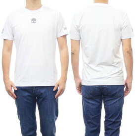 (ハイドロゲン)HYDROGEN メンズクルーネックTシャツ T00512 / BASIC TECH TEE ホワイト