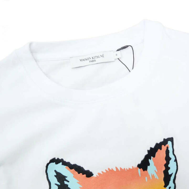 楽天市場】MAISON KITSUNE メゾンキツネ レディース クルーネック T 