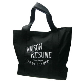 (メゾンキツネ)MAISON KITSUNE レディーストートバッグ LW05102 WW0008 / PALAIS ROYAL SHOPPING BAG ブラック