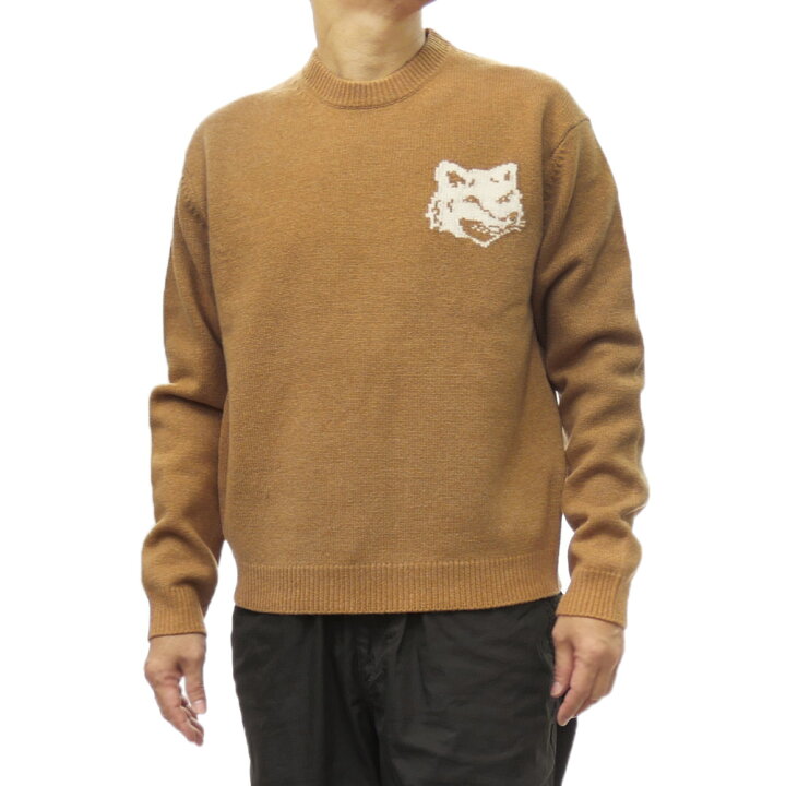 楽天市場】MAISON KITSUNE メゾンキツネ クルーネックセーター ニット 