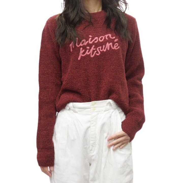 楽天市場】MAISON KITSUNE メゾンキツネ クルーネックセーター ニット 