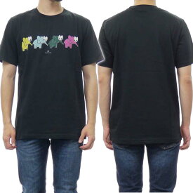 (ポールスミス)PS PAUL SMITH メンズクルーネックTシャツ M2R 011R JP3513 ブラック