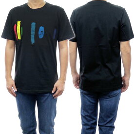 (ポールスミス)PS PAUL SMITH メンズクルーネックTシャツ M2R 011R KP3830 ブラック