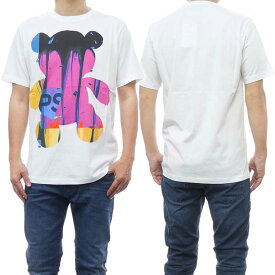 (ポールスミス)PS PAUL SMITH メンズクルーネックTシャツ M2R 011R MP4551 ホワイト /2024春夏新作