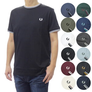 FRED PERRY �t���b�h�y���[ �����Y �N���[�l�b�NT�V���c M1588V / TWIN TIPPED T-SHIRT �����K�[T�V���c ���� �J�b�g�\�[ 20�� 30�� 40��