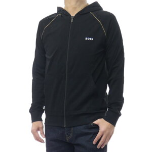 HUGO BOSS �q���[�S�{�X �����Y �W�b�v�A�b�v �p�[�J�[ 50515313 10259900 / Mix��Match Jacket H �t���W�b�v �t�[�f�B �R�b�g�� �X�g���b�` ���S �h�J ���O�����X���[�u �u���b�N