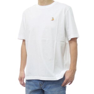 MAISON KITSUNE ���]���L�c�l �N���[�l�b�NT�V���c QM00102KJ7026 / DREAMING FOX COMFORT TEE-SHIRT ���� �z���C�g