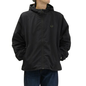 FRED PERRY �t���b�h�y���[ �����Y �V�F���W���P�b�g J3311 / OVERSIZED HOODED SHELL JACKET ���[�������[�X �i�C���� �^�X���� �y�� ���C�g�A�E�^�[ �u���]�� �u���b�N 2026�H�~�V��