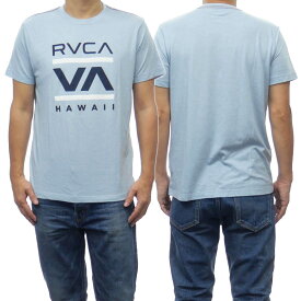 (ルーカ)RVCA メンズクルーネックTシャツ BD041212 / ISLAND RADIO ブルー