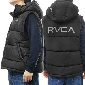 RVCA ���[�J ���ȃx�X�g BF042762 RVCA PUFFER VEST �����Y �u���b�N 2025�H�~�V��