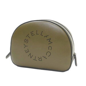 STELLA McCARTNEY ステラマッカートニー レディース ポーチ セカンド バッグ 7P0013 W8542 COSMETIC CASE ALTER MAT カーキ